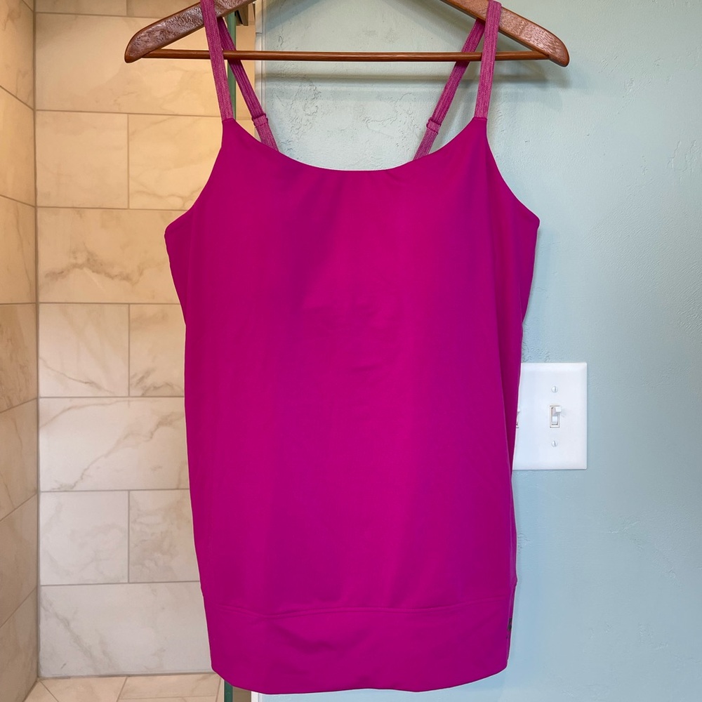 Under Armour Magenta Open Back Exercise Top